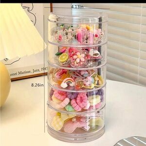 Clear Rotating Organizer for Accessories